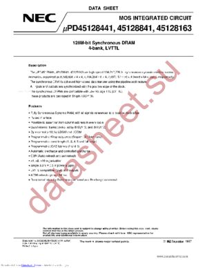 D45128441G5 datasheet  