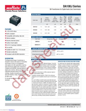 DA102JC datasheet  