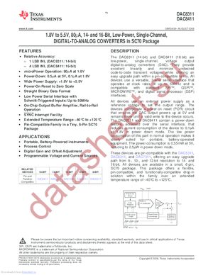 DAC8311_08 datasheet  