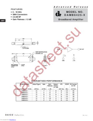 DAMB6425-4 datasheet  