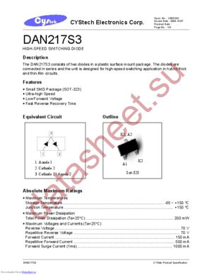 DAN217S3 datasheet  
