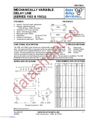 1503J-60H datasheet  