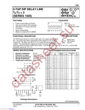 1505-10A datasheet  