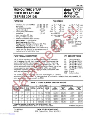 3D7105-4 datasheet  