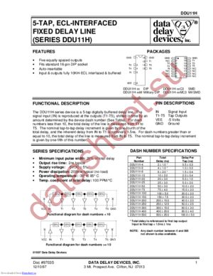 DDU11H-8 datasheet  