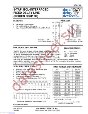 DDU12H datasheet  