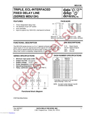 MDU13H-4 datasheet  