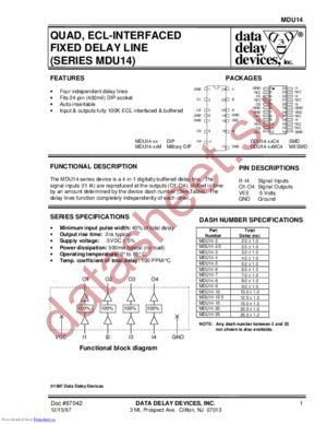 MDU14-20 datasheet  