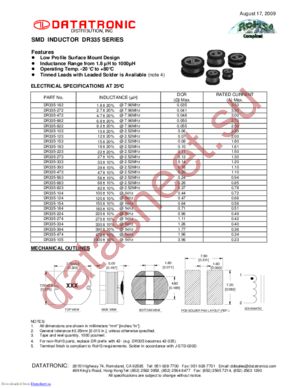 DR335-333 datasheet  