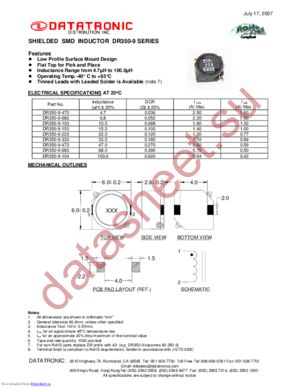 DR350-9-333 datasheet  