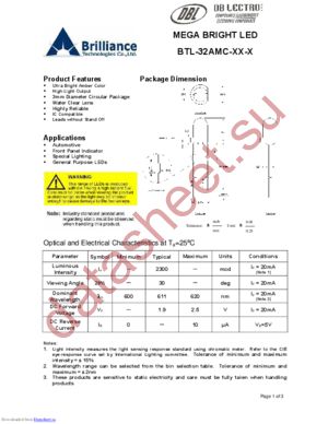 BTL-32AMC-A3-Q datasheet  