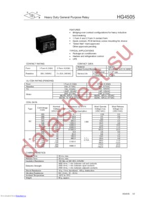 HG4505/003A-1QH1S datasheet  