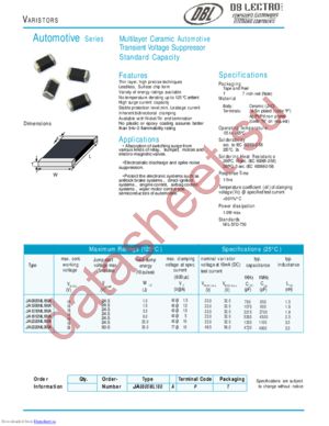 JA1210ML180A datasheet  