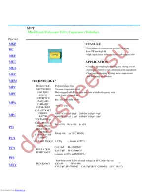 MPT datasheet  