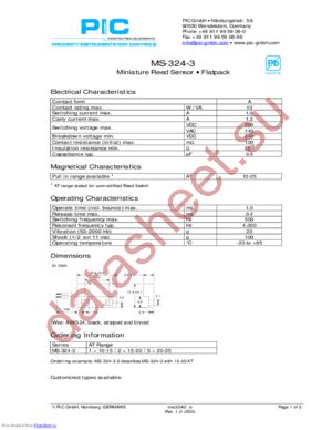 MS-324-3 datasheet  