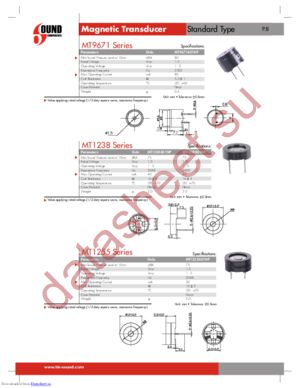 MT1238B01NP datasheet  