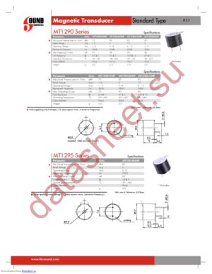 MT1290A01NP datasheet  