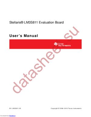 DB-LM3S811 datasheet  