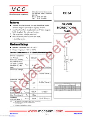 DB3A datasheet  