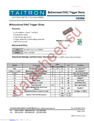 DB3BM datasheet  