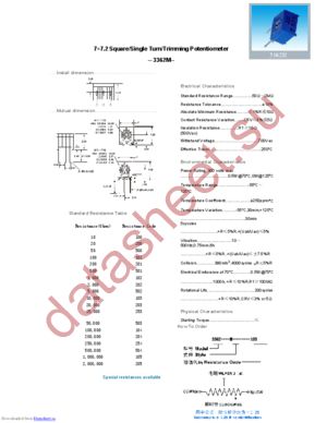 3362M201 datasheet  