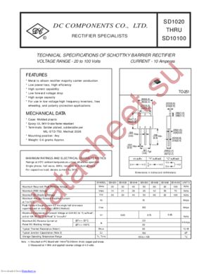 SD10100 datasheet  