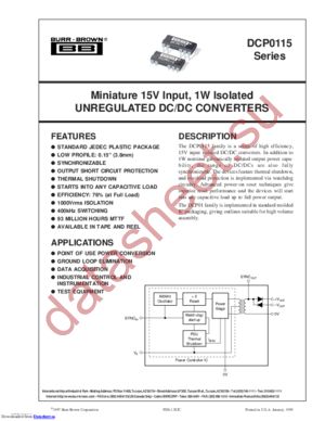 DCP011512DP datasheet  