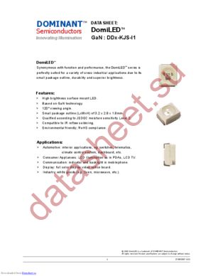 DDB-KJS-LM2-1-I1 datasheet  