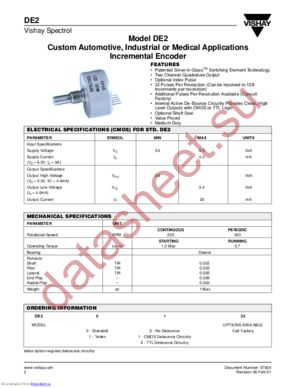 DE2-0-1-32 datasheet  