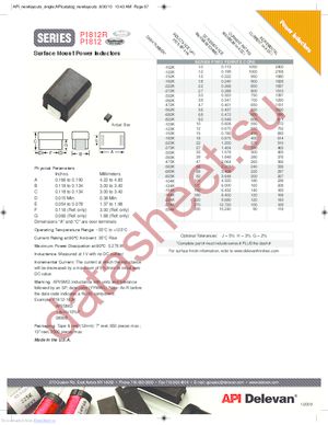 P1812R-104K/R500 datasheet  