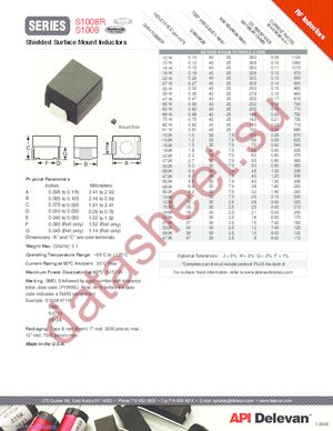 S1008R-221K/R500 datasheet  