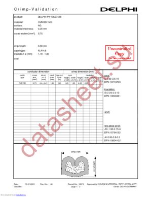 13627448 datasheet  