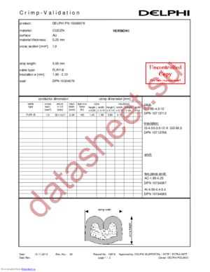 15366078 datasheet  