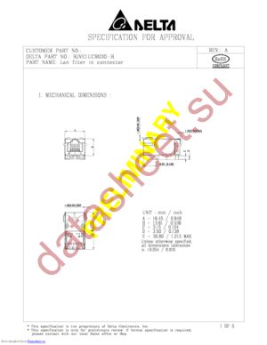 RJVE1UC9030-R datasheet  