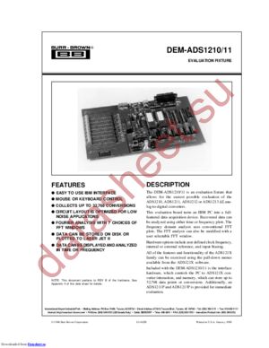 DEM-A1210/11-1 datasheet  