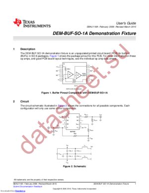 DEM-BUF-SOT-1A datasheet  
