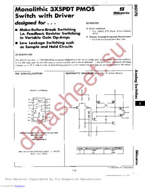 DG170CJ datasheet  