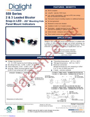 559-3501-00X datasheet  