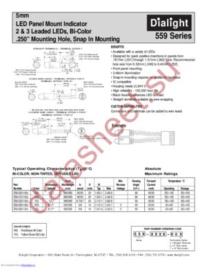 559-3601-007 datasheet  