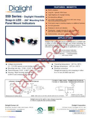 559-6001-001F datasheet  