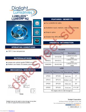 OHK-2WH datasheet  