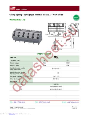 WSKA500-03P2 datasheet  