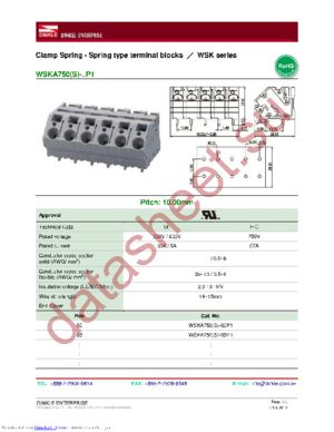 WSKA750S-02P1 datasheet  
