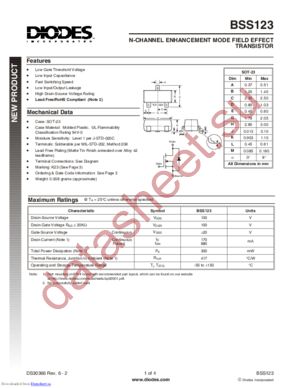 BSS123_1 datasheet  