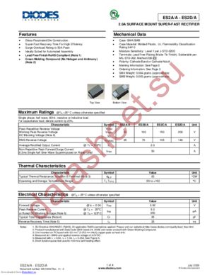 ES2D-A datasheet  