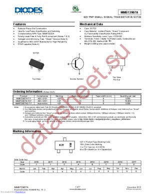 MMBT2907AQ-7-F datasheet  