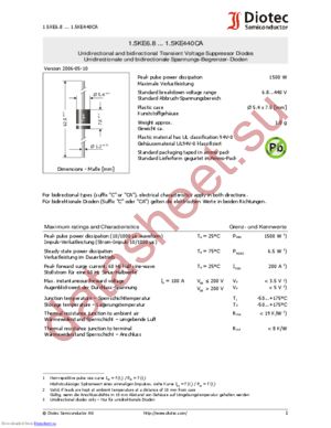 1.5KE6.8_06 datasheet  