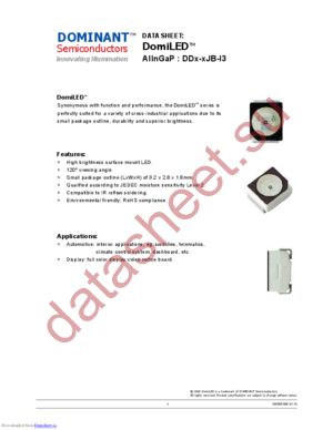 DDA-SJB-T2V-1-I3 datasheet  