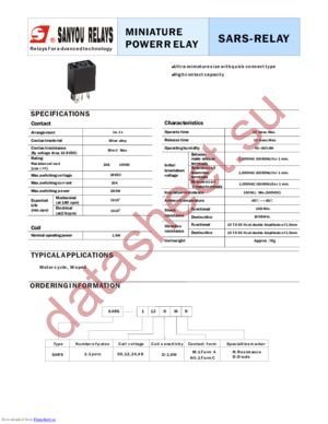 SARS-S-148DMR-F datasheet  