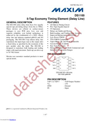 DS1100U-200+T datasheet  